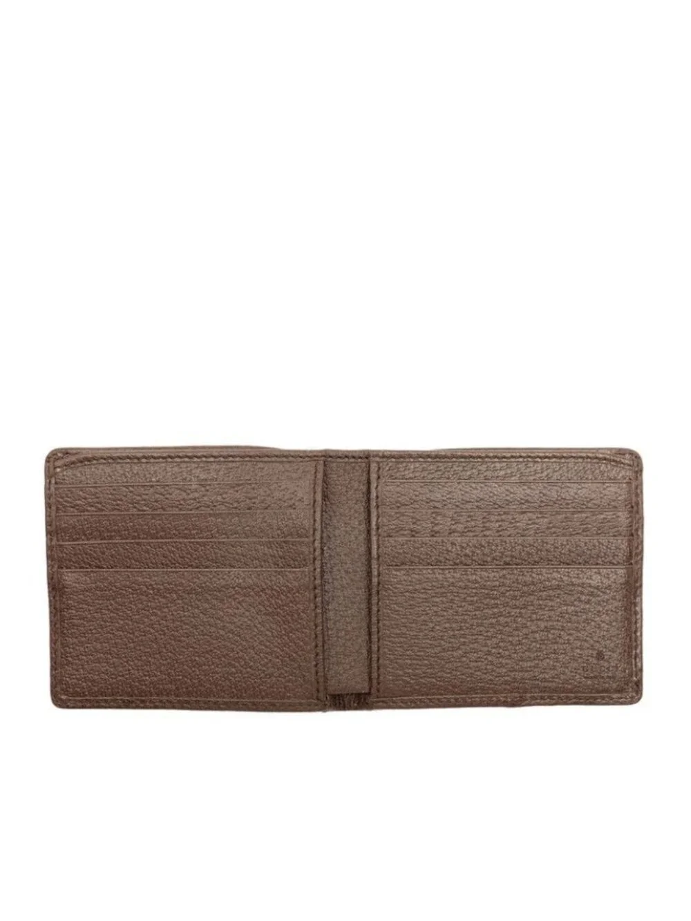 Gucci Jumbo GG Bifold Wallet Brown Canvas Leather - Picture 4 of 6